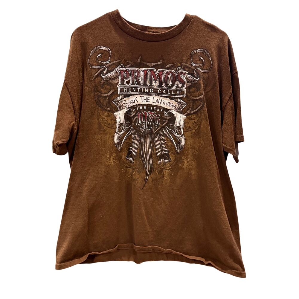 Y2k primos hunting graphic tee